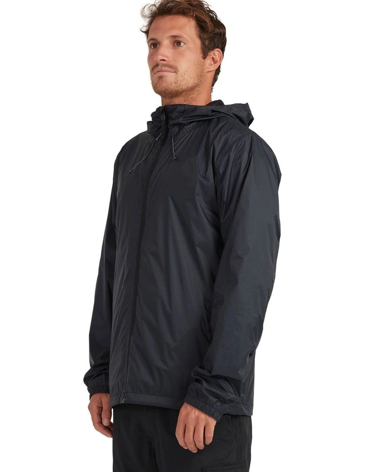 Quiksilver Watermans Waterwind Waterproof Rain Jacket Black - Image 2