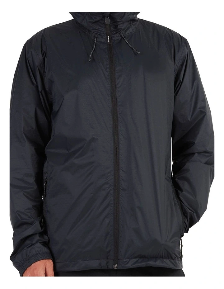 Quiksilver Watermans Waterwind Waterproof Rain Jacket Black - Image 4