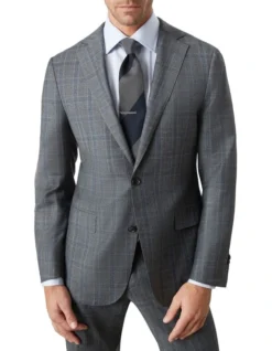 Sapri Jacket In Grey Blue