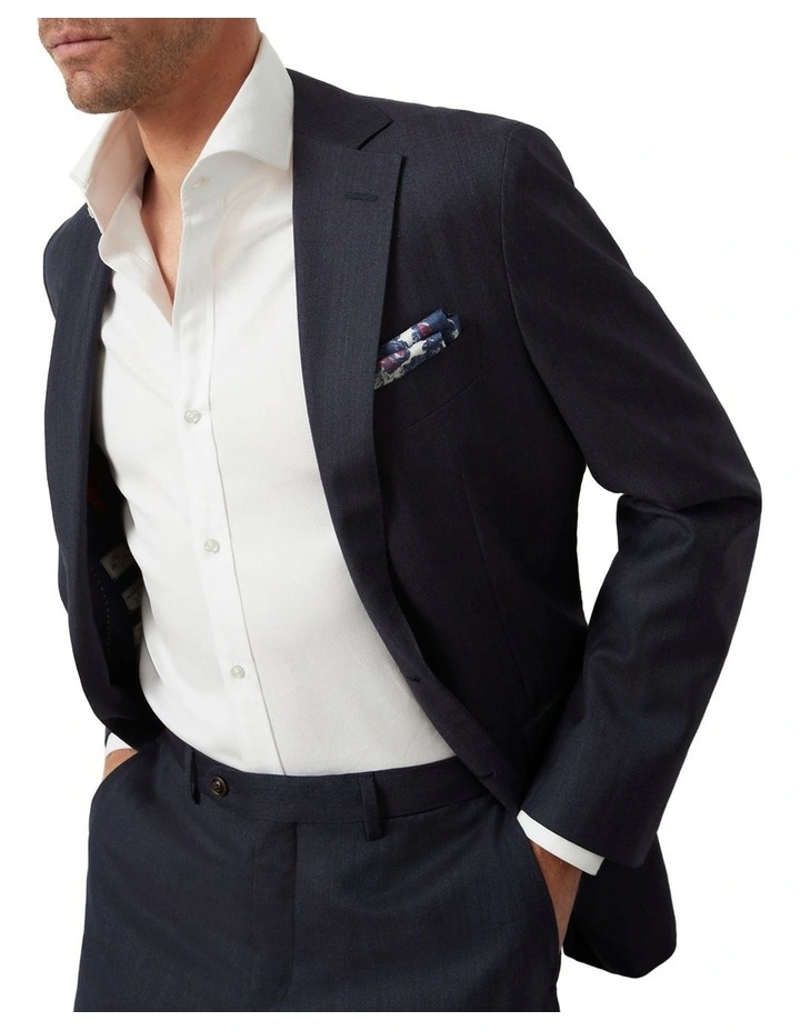 Vernato Jacket In Navy - Image 2