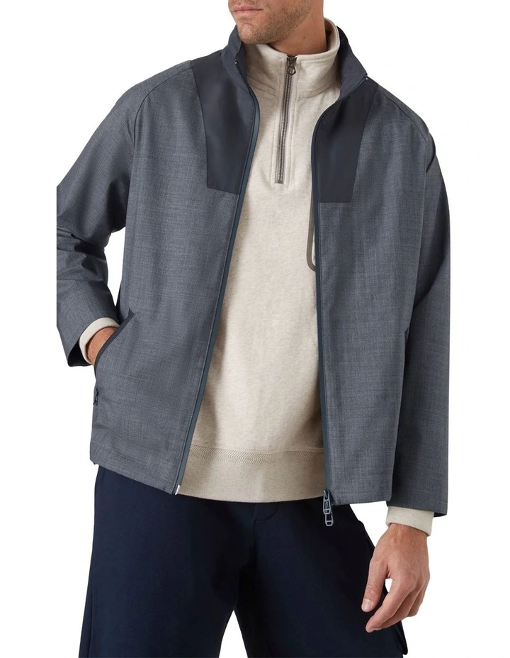 Chamberlin Spray Jacket In Grey Stone - Image 2
