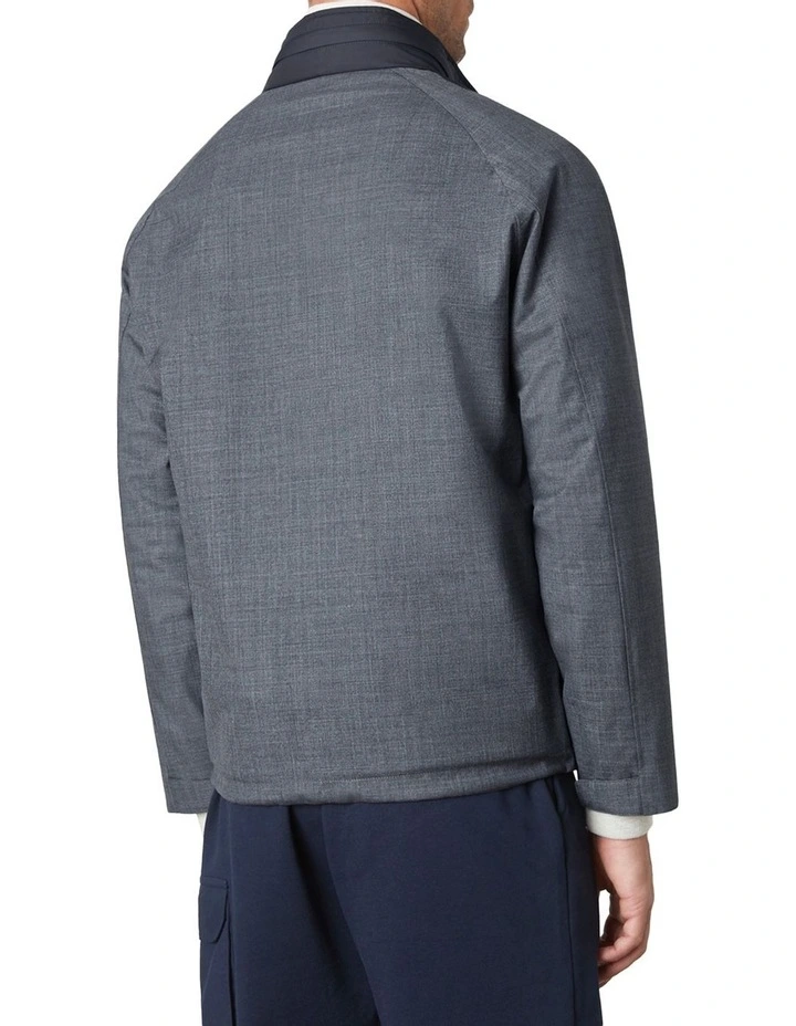 Chamberlin Spray Jacket In Grey Stone - Image 3