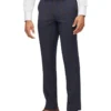 Van Heusen Tailored Big Check Suit Pant With Chocolate Detail In Navy