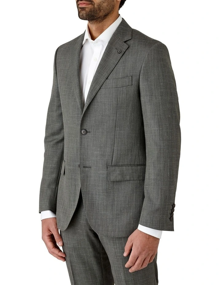 Cambridge Morse Modern Fit Jacket In Khaki - Image 3