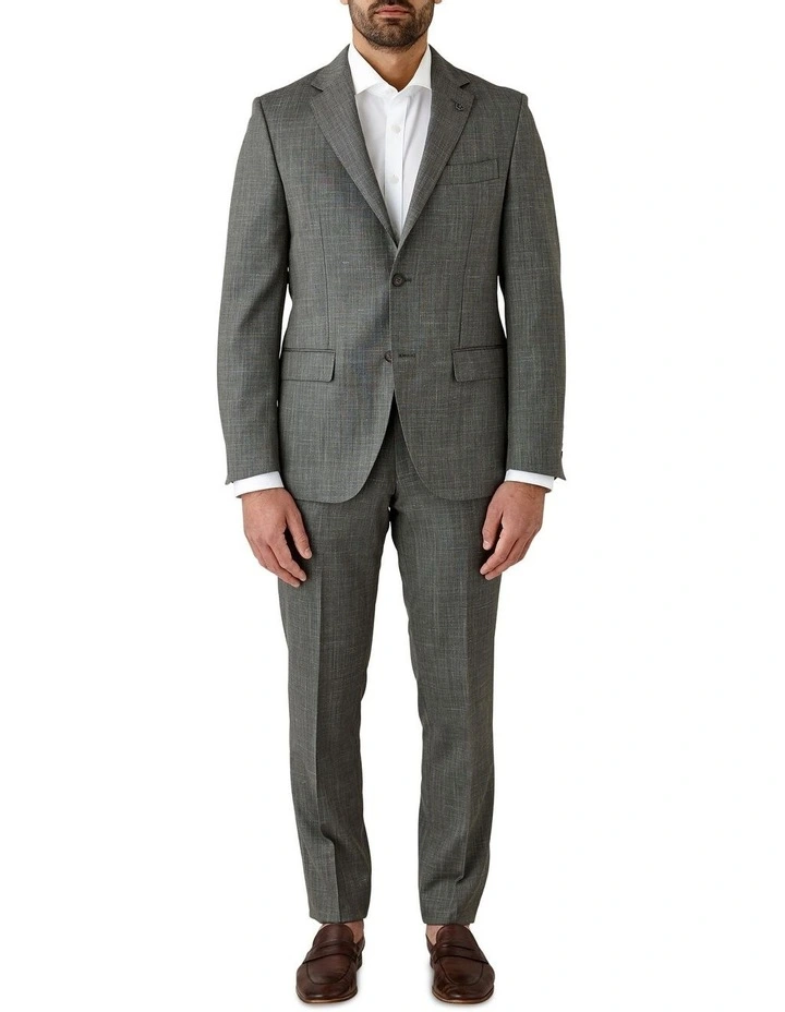 Cambridge Morse Modern Fit Jacket In Khaki - Image 5