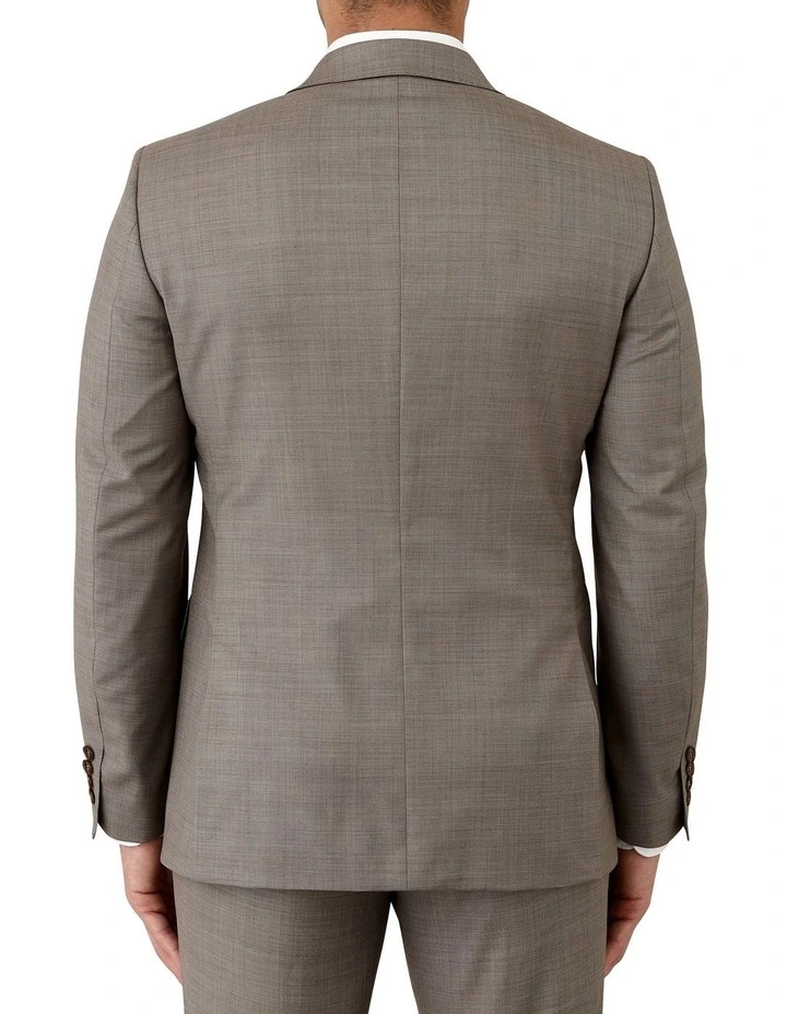 Stefano Tailored Fit Jacket In Taupe - Image 2