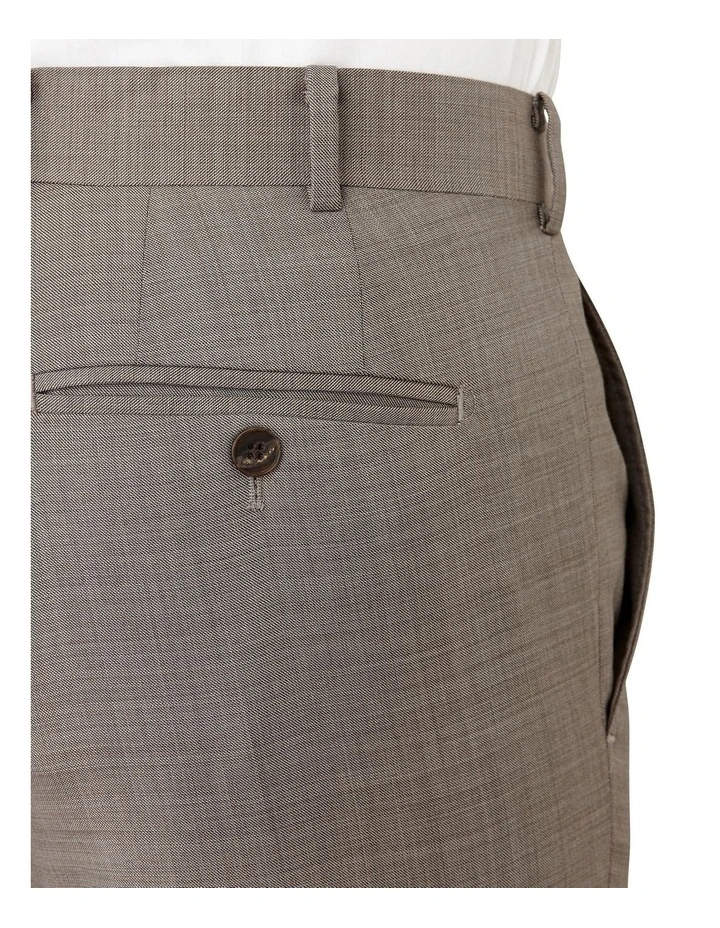 Fabio Tailored Fit Trouser In Taupe - Image 4