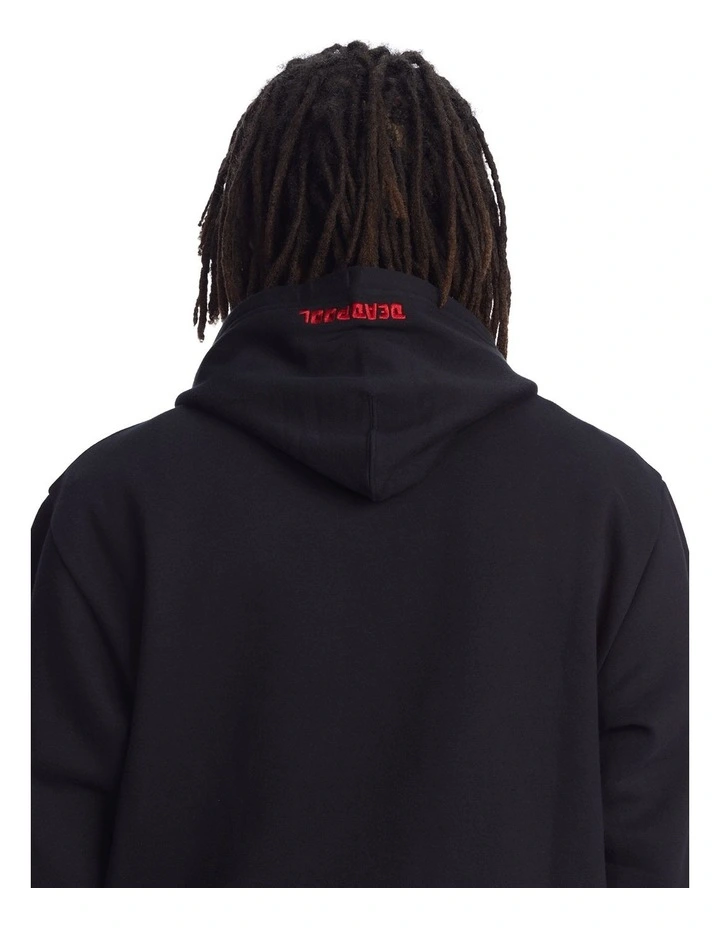 DC Deadpool Marvel Hoodie In Black - Image 5