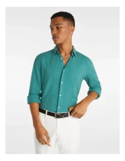 Vincent Viscose Shirt In Jade