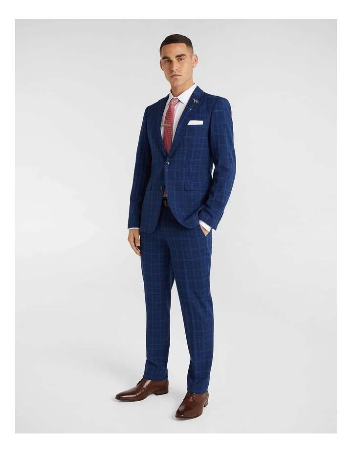 Revolver Slim Suit Jacket In Blue - Image 4