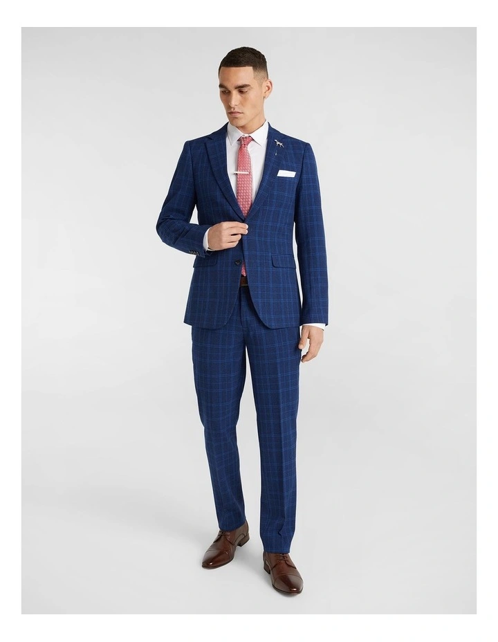 Revolver Slim Suit Jacket In Blue - Image 5