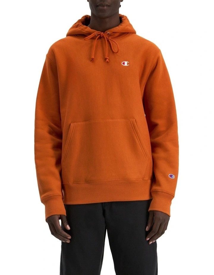 Champion Reverse Weave Hoodie In Texas Orange