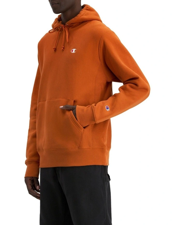 Champion Reverse Weave Hoodie In Texas Orange - Image 3
