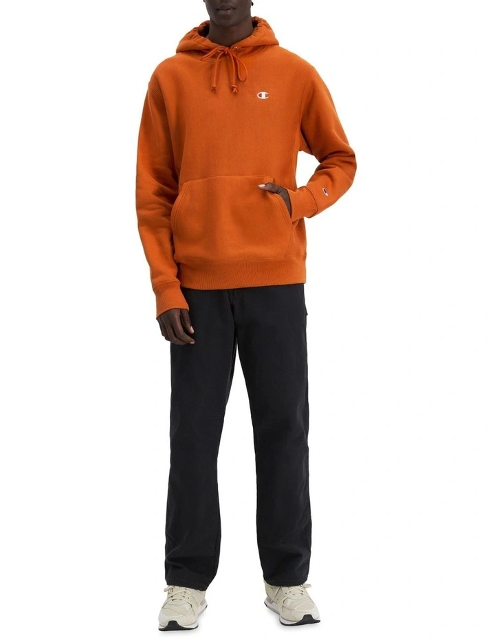 Champion Reverse Weave Hoodie In Texas Orange - Image 4