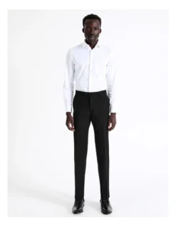 Tailored Twill Suit Pant In Black