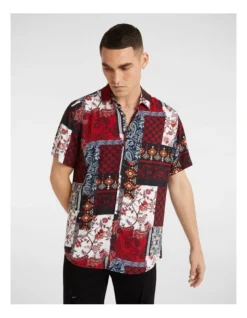 Montague Print Shirt In Multi