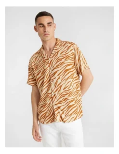 Zebra Print Shirt In Multi