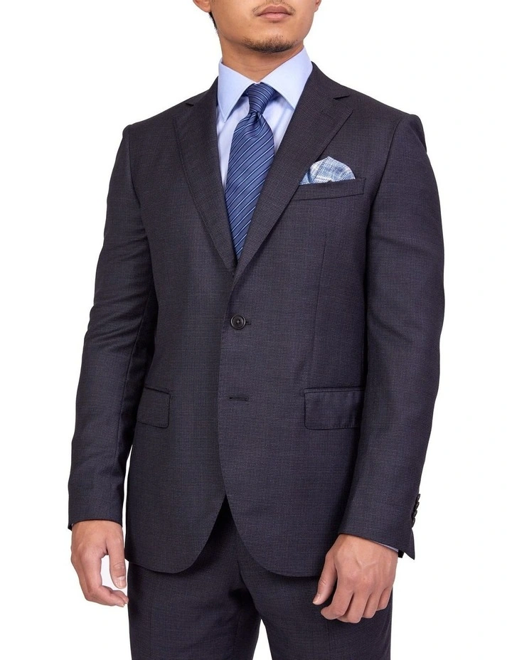 Rochdale Suit Charcoal/Cobalt REG - Image 2