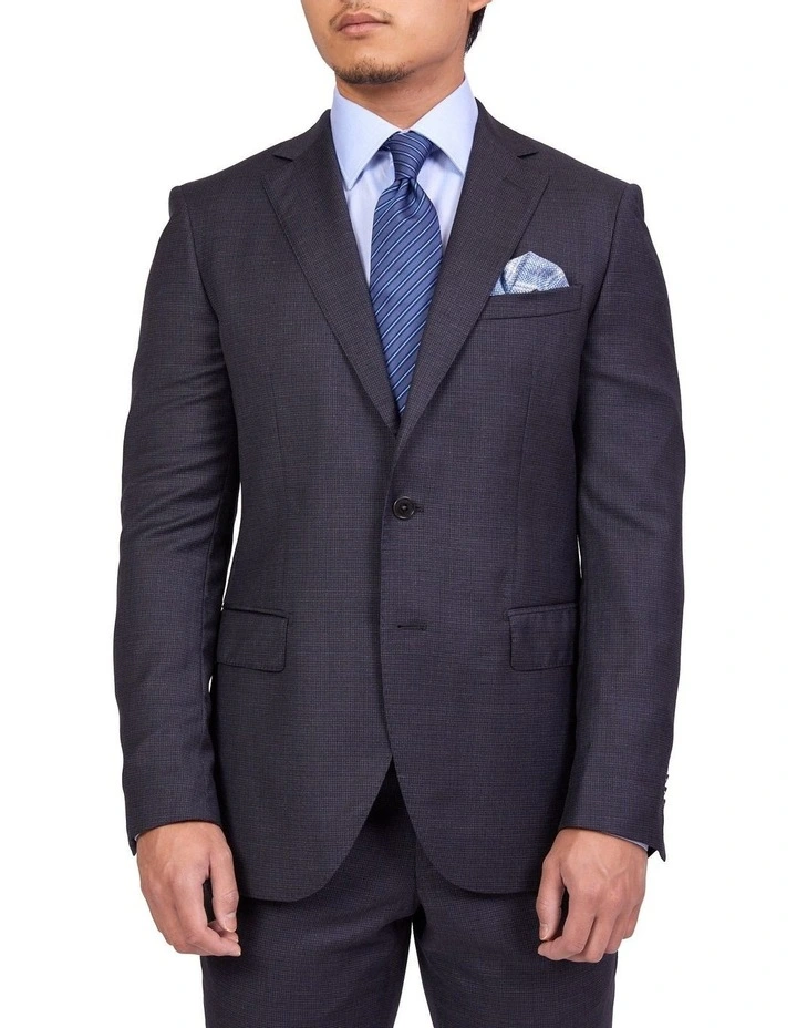 Rochdale Suit Charcoal/Cobalt REG - Image 3