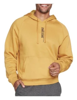 Skechers Skx Varocity Pullover Hoodie In Honey Mustard