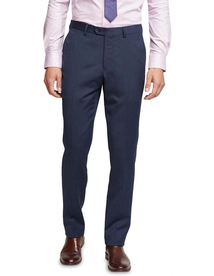 Oxford Auden Wool Stretch Suit Trousers In Gunmetal