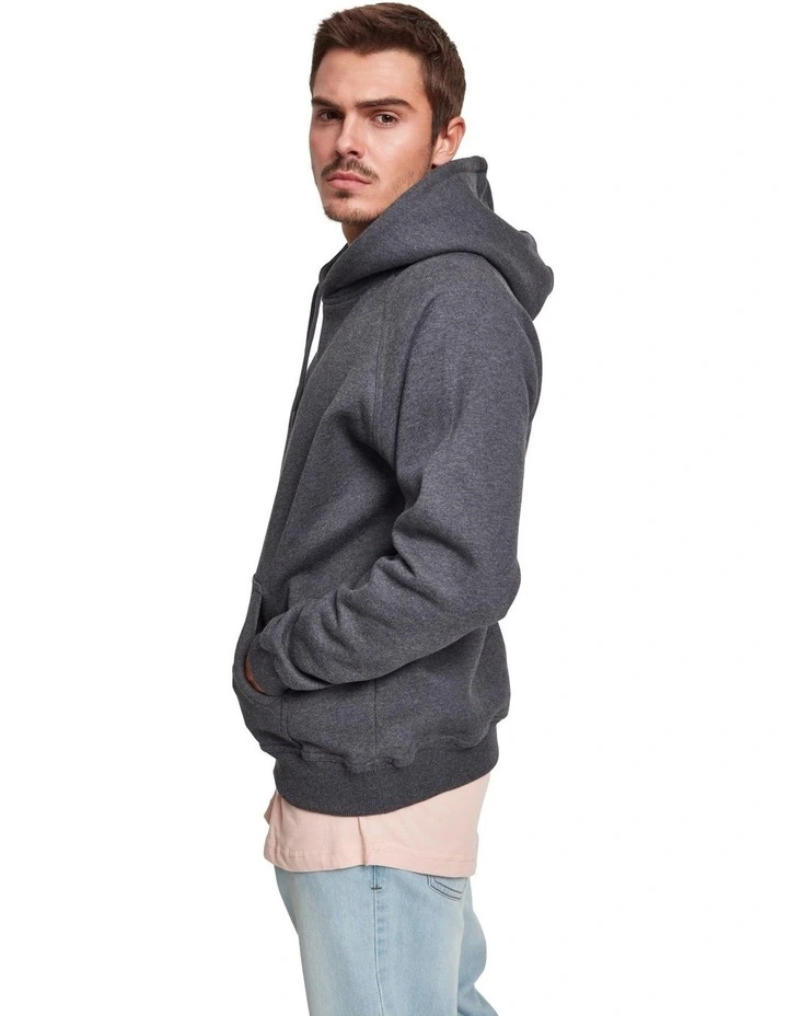 URBAN CLASSICS Heavyweight Hoody In Charcoal - Image 7