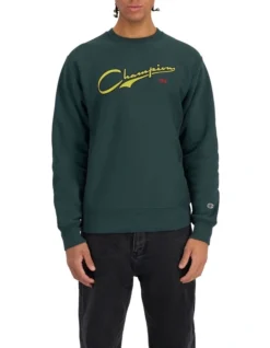 Champion RW Knights Script Crew In Khaki