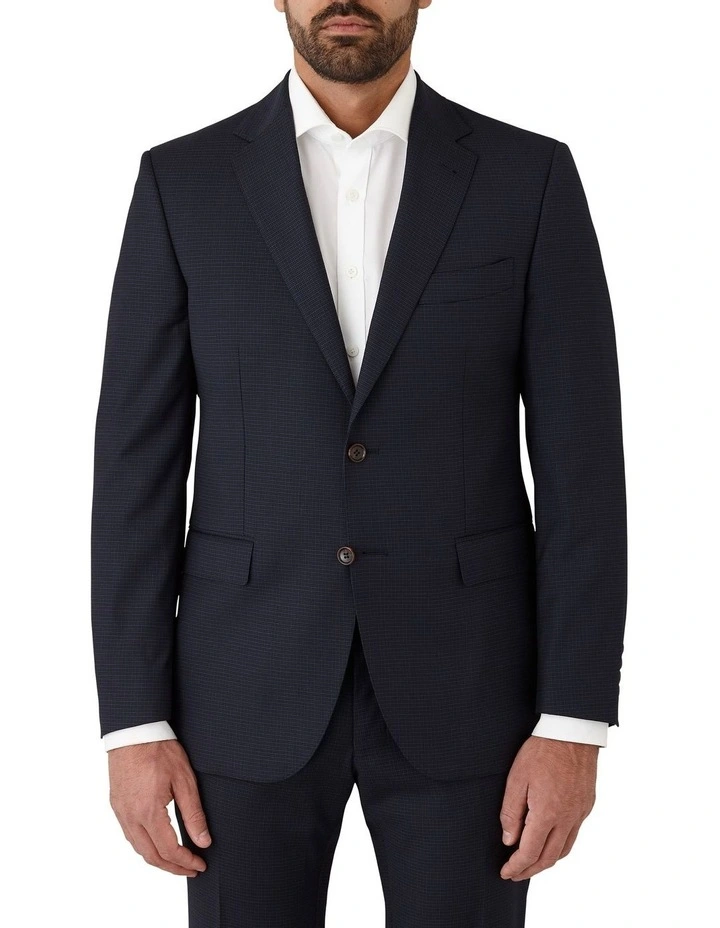 Cambridge Regent Tailored Fit Jacket In Navy