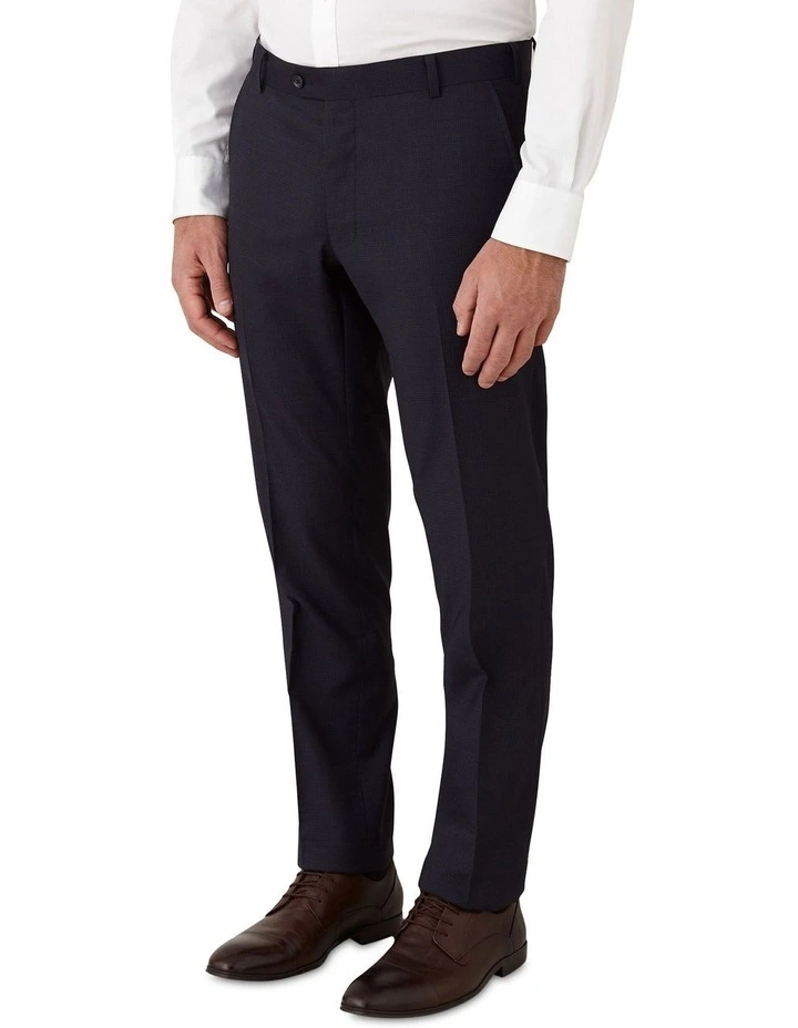 Fabio Tailored Fit Trouser In Navy - Image 3