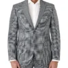 Stefano Tailored Fit Jacket In Black & White