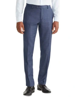 Van Heusen Tailored Prince Of Wales Check Trouser In Blue