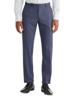 Van Heusen Tailored End On End Trouser In Blue