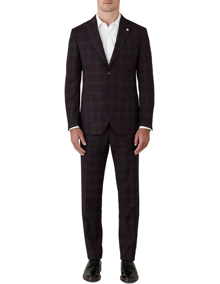 Gibson Cerium Slim Fit Jacket In Mahogany - Image 5