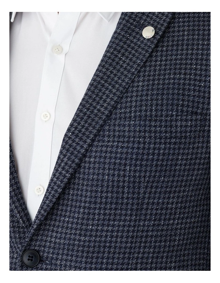 Gibson Accelerator Slim Fit Jacket In Blue - Image 3