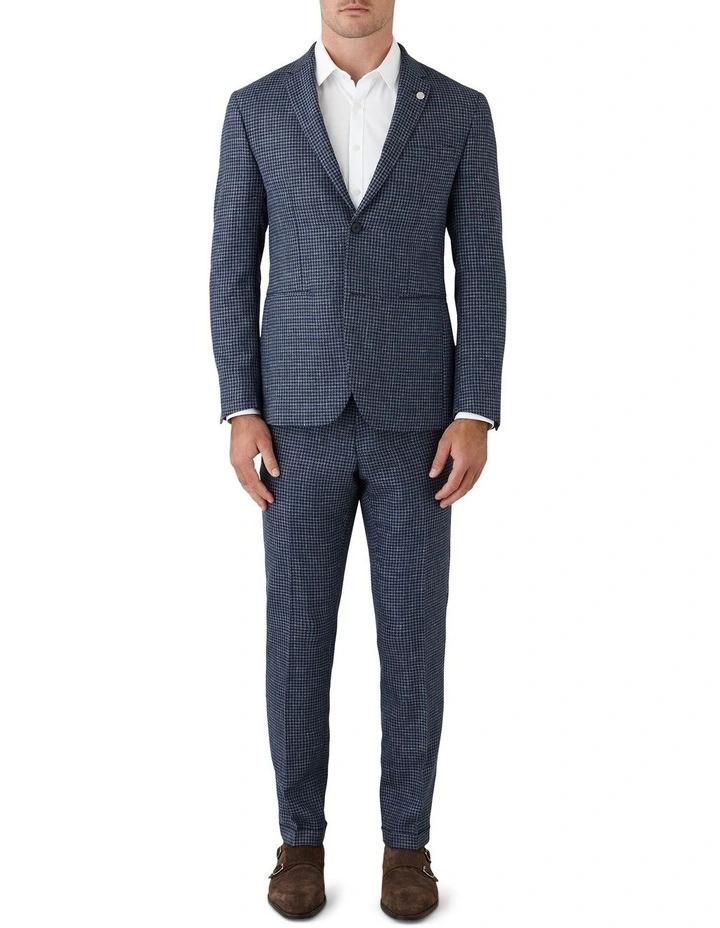 Gibson Accelerator Slim Fit Jacket In Blue - Image 4