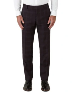 Gibson Caper Slim Fit Trouser In Mahogany