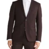 Calvin Klein X Slim Puppytooth Suit Jacket In Red