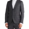 Calvin Klein X Slim Check Suit Jacket In Grey