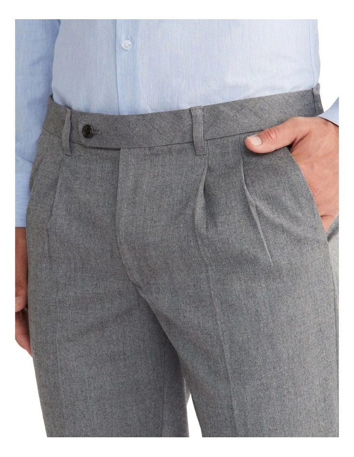 Calvin Klein Slim 2 Pleat Trouser In Grey - Image 3