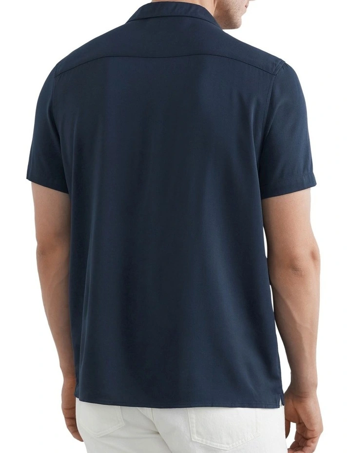 French Connection Viscose Camp Collar Classic Fit Shirt - Image 3