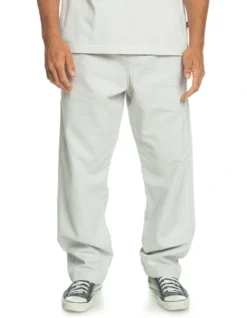 Quiksilver Saturn Beach Cruiser Elasticated Pants In Grey