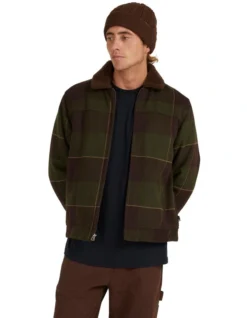 Quiksilver Hurry Down Jacket In Green