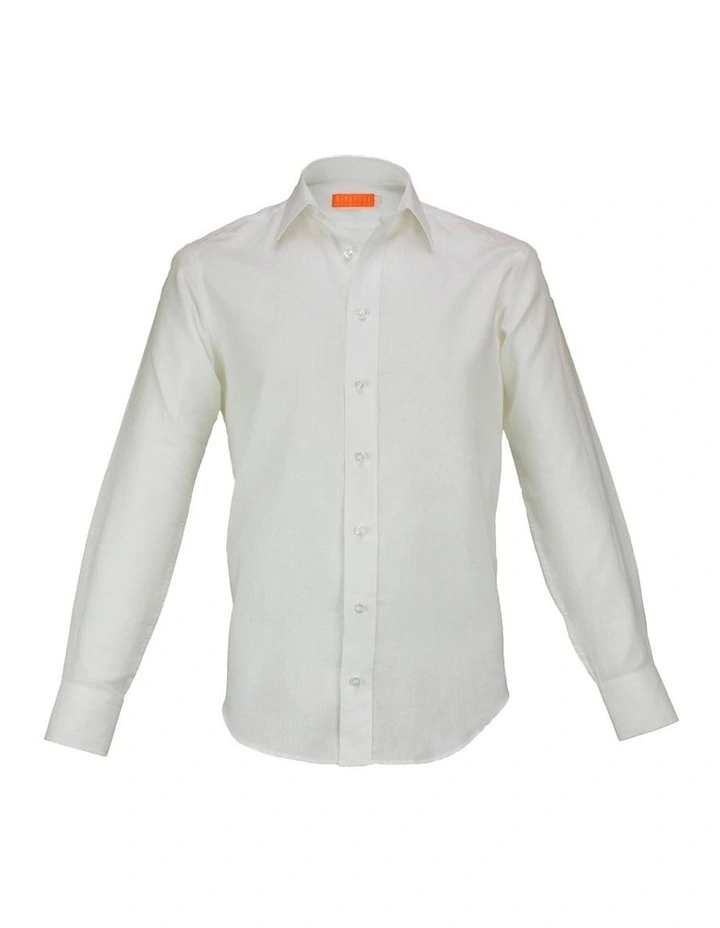 Linen Shirt In White - Image 6
