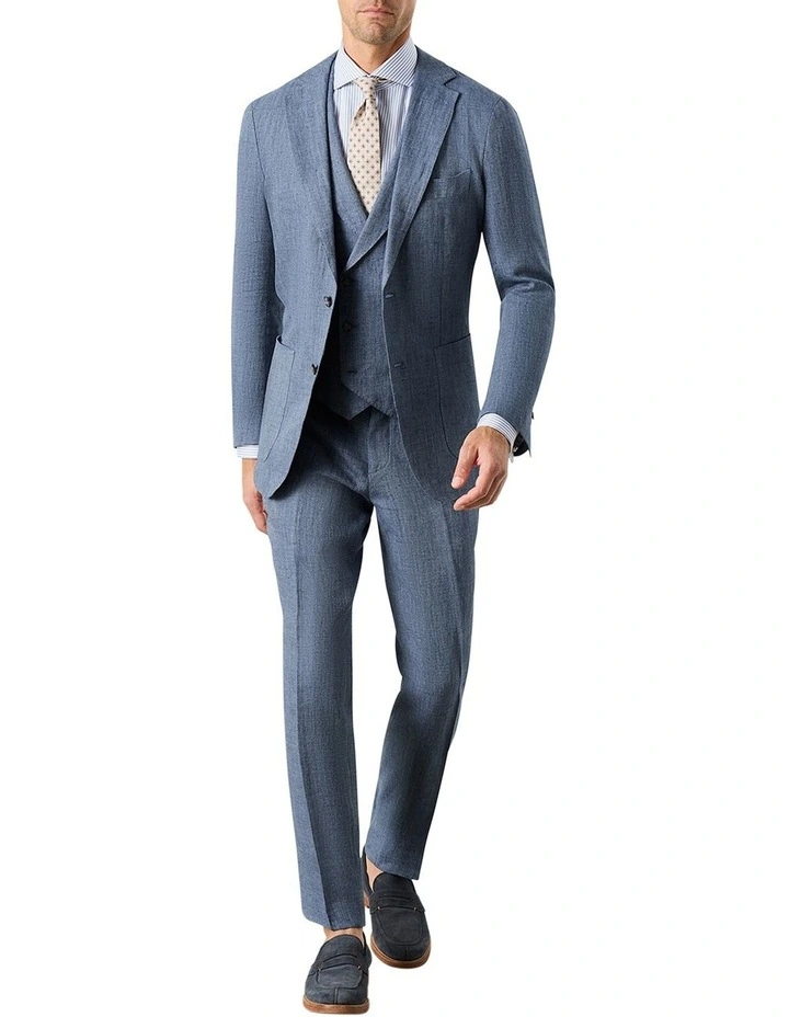 Locke Jacket In Blue - Image 3