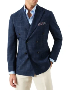 Polter Double Breasted Jacket In Blue