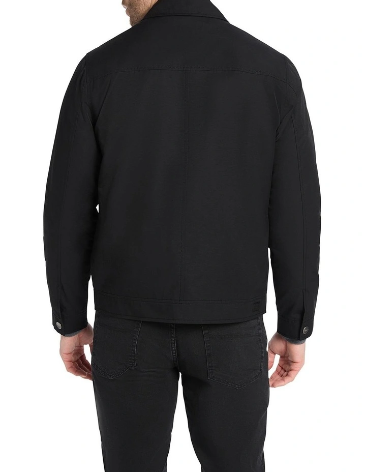Haruki Harrington Jacket In Black - Image 4