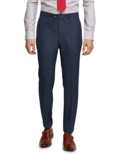 Oxford Hopkins Wool Rich Suit Trousers In Blue