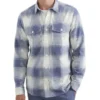 French Connection Blue Check Classic Fit Shirt In Blue
