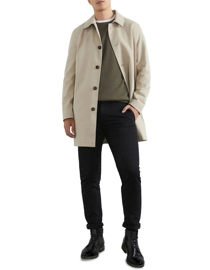 French Connection Car Coat In Stone - Image 2