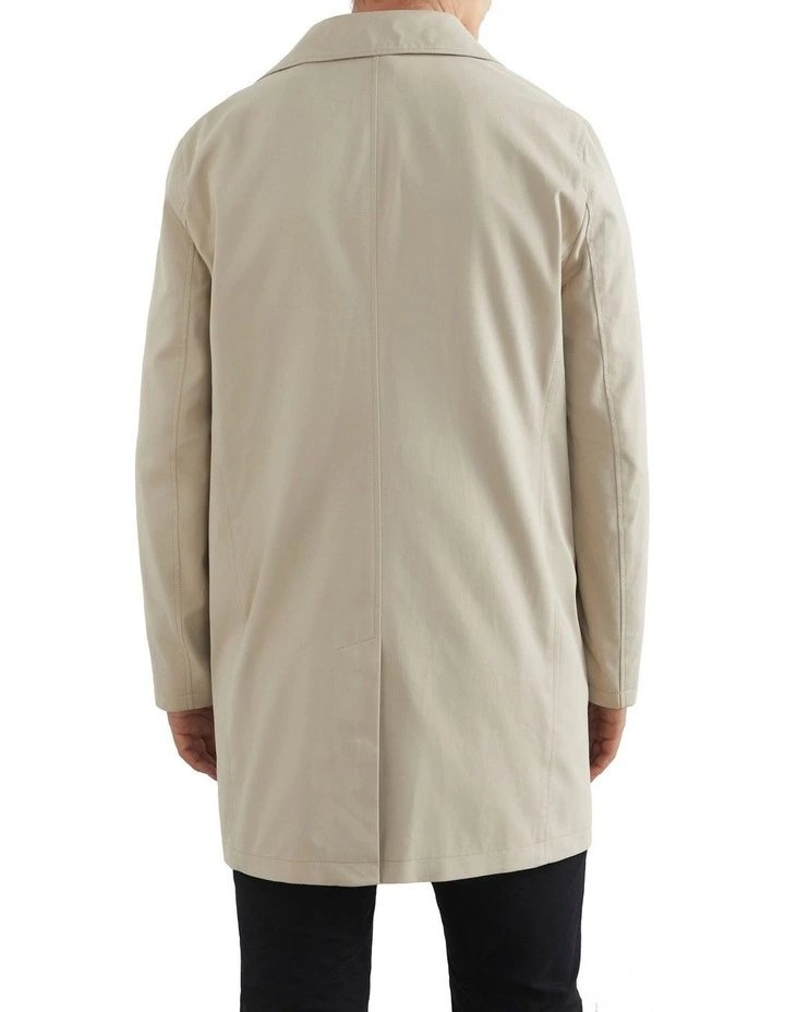 French Connection Car Coat In Stone - Image 3